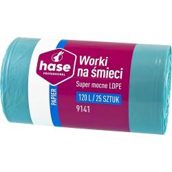 Hase worki na śmieci LDPE 120L 25szt. 9141 do segregacji, papier