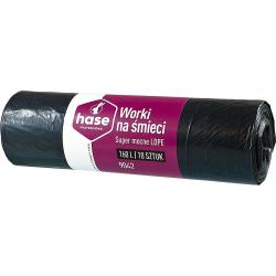 Hase worki na śmieci LDPE 160L 10szt. 9042 czarne