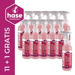 Hase Pakiet Sani Fast płyn do mycia łazienek spray 1L 9677 12 sztuk