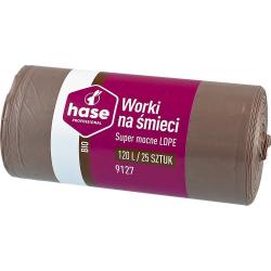 Hase worki na śmieci LDPE 120L 25szt. 9127 do segregacji, bio