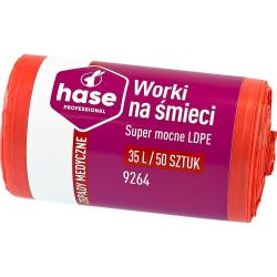 Hase worki na śmieci LDPE 35L 50szt. 9257 do segregacji, bio